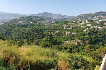 View from Beit Arab road Bakhoun